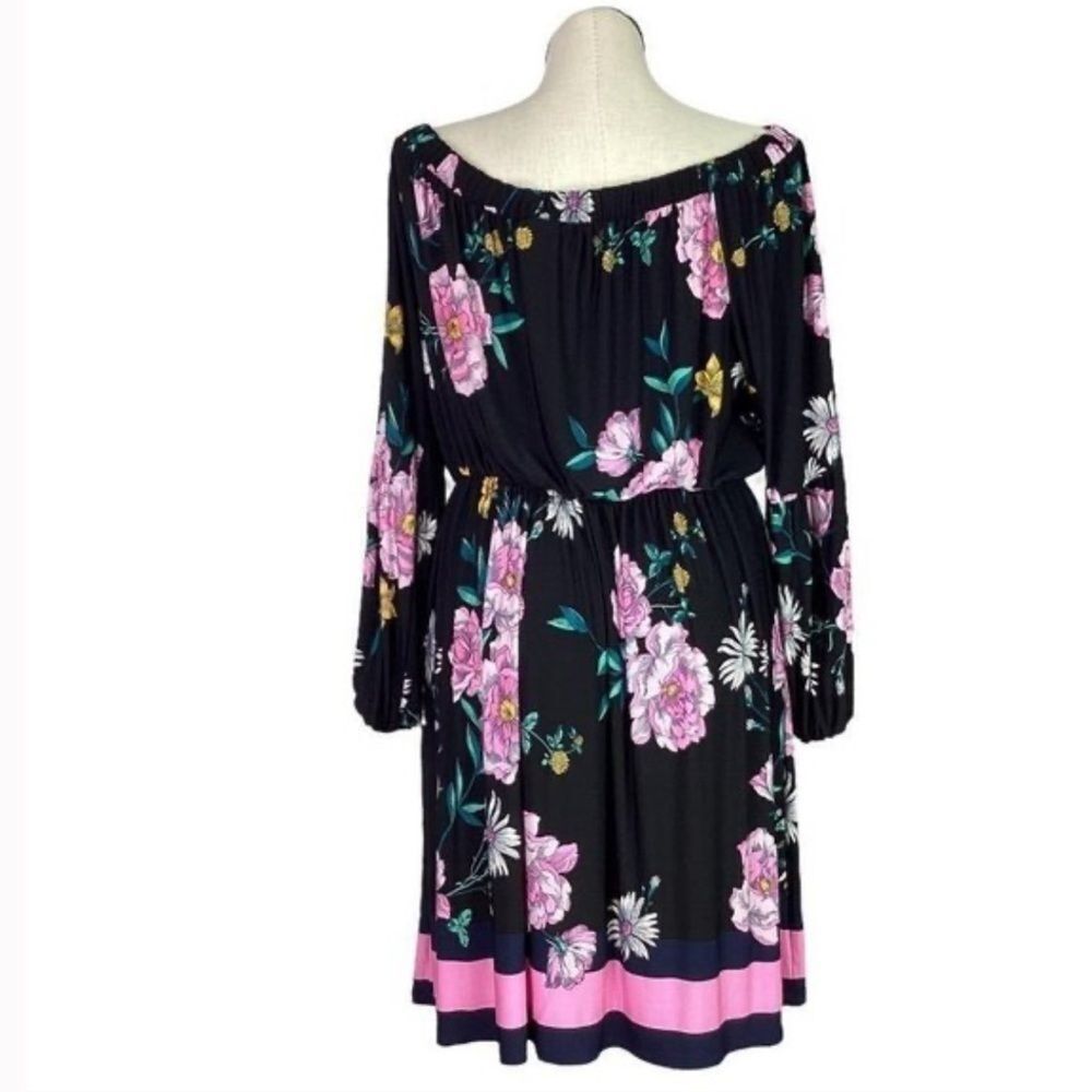 Lane Bryant Plus Dress sz 2X 18/20 Floral Off Shoulder #C412
